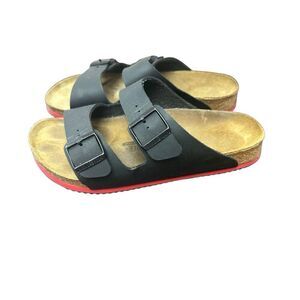 Birkenstock Arizona Birko-Flor Super Grip Black Sz 43 US 10